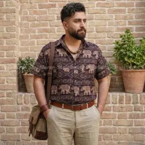 پیراهن مردانه لینن فیلی