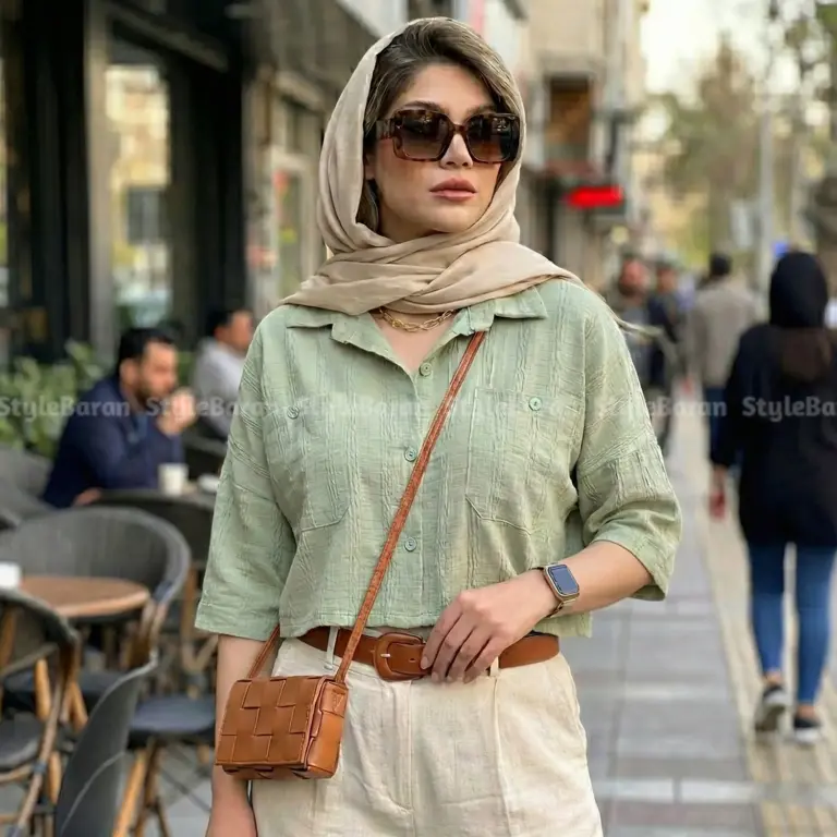 کراپ نود دکمه‌دار