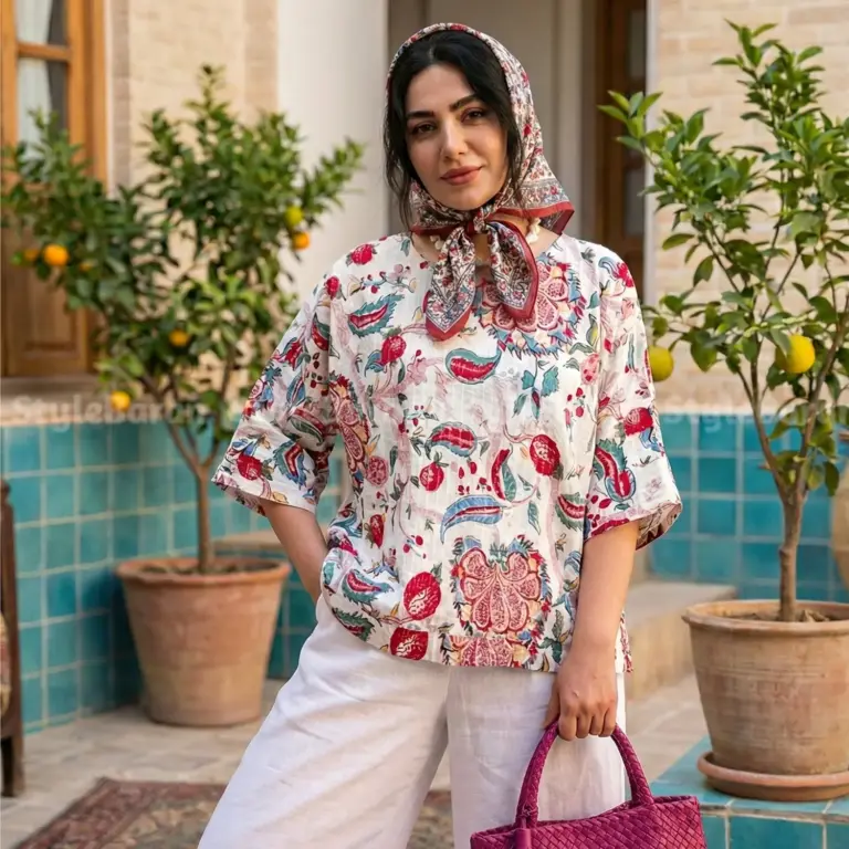 شومیز باتیک هندی بنیتا