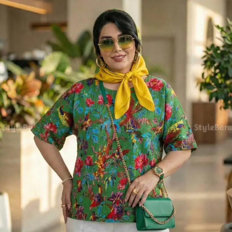 شومیز باتیک هندی السانا