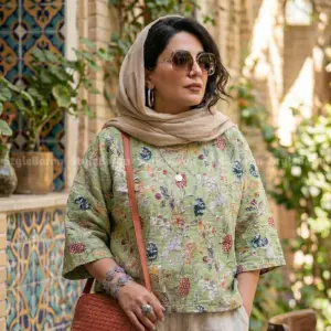 شومیز باتیک هندی کایلین